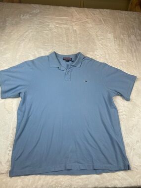 Vineyard Vines Light Blue Short-Sleeve Polo